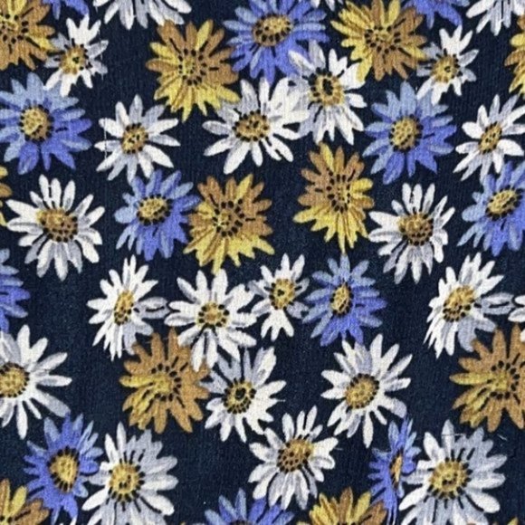 ZARA Blue Floral Print Mini Chiffon Dress Size Small - Picture 5 of 10